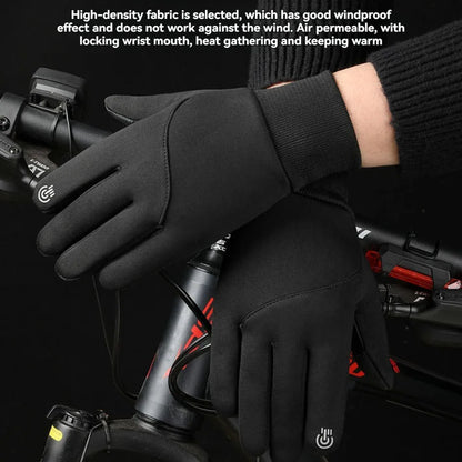 Cycling Gloves Waterproof - Warm Winter Touchscreen Gloves For Men & Women - ZOOMNSTORE