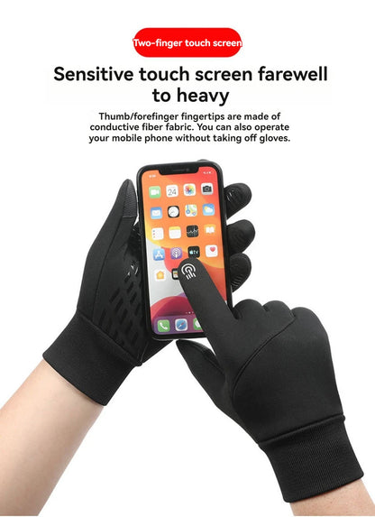 Cycling Gloves Waterproof - Warm Winter Touchscreen Gloves For Men & Women - ZOOMNSTORE