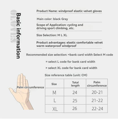 Cycling Gloves Waterproof - Warm Winter Touchscreen Gloves For Men & Women - ZOOMNSTORE