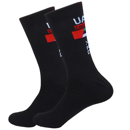 Cycling Grip Socks - Non Slip Quick Dry Mid-Calf Breathable Sports Performance Socks - ZOOMNSTORE