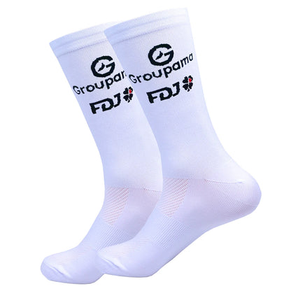 Cycling Grip Socks - Non Slip Quick Dry Mid-Calf Breathable Sports Performance Socks - ZOOMNSTORE