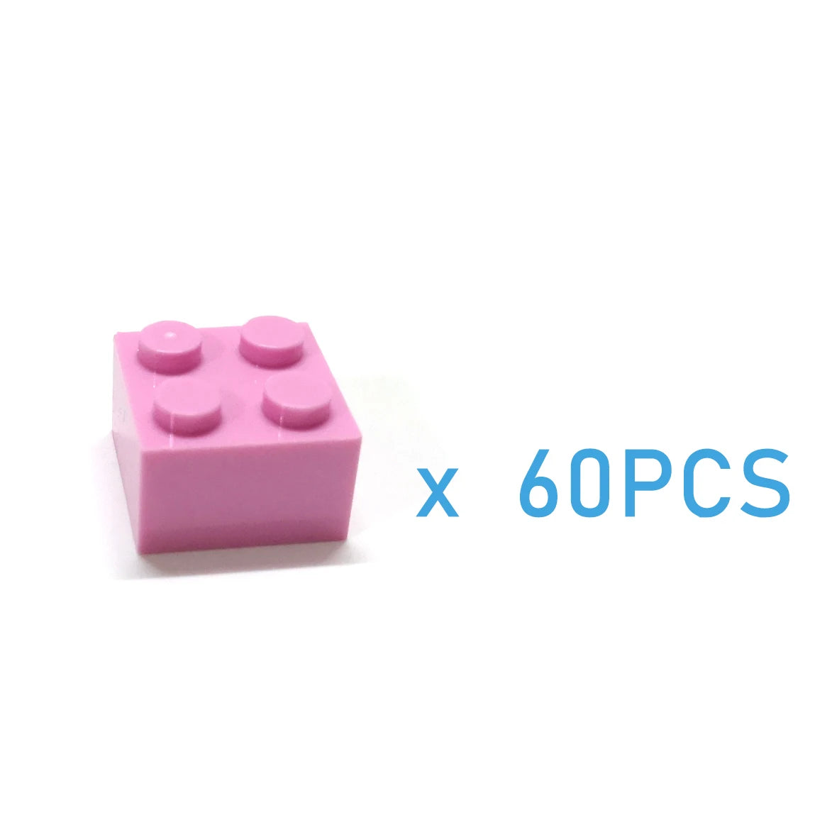 DIY Building Blocks - 60pcs Thick Figure Bricks 2x2 Dot Blocks Compatible With Lego - ZOOMNSTORE