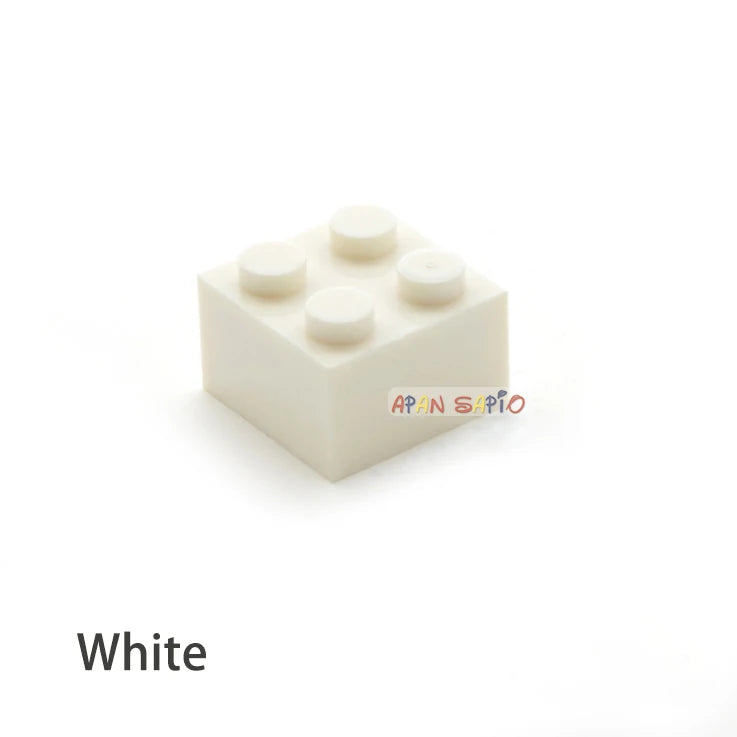 DIY Building Blocks - 60pcs Thick Figure Bricks 2x2 Dot Blocks Compatible With Lego - ZOOMNSTORE