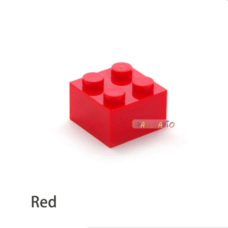 DIY Building Blocks - 60pcs Thick Figure Bricks 2x2 Dot Blocks Compatible With Lego - ZOOMNSTORE