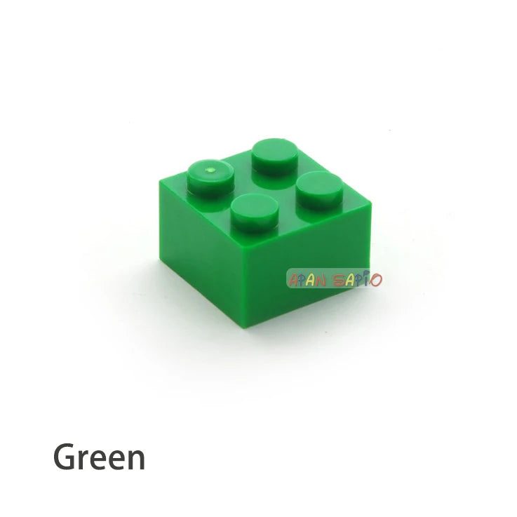 DIY Building Blocks - 60pcs Thick Figure Bricks 2x2 Dot Blocks Compatible With Lego - ZOOMNSTORE