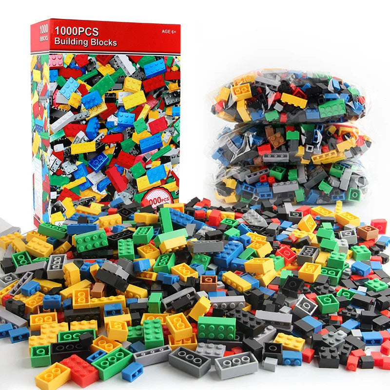 DIY Building Blocks Set - 1000 Piece Creative Classic Bricks Assembly Kit - ZOOMNSTORE