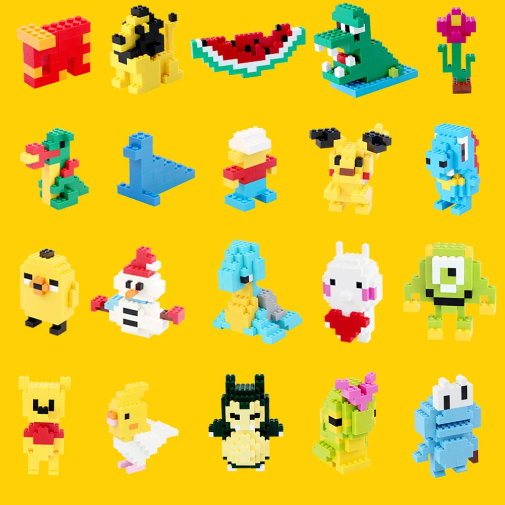 DIY Building Blocks Set | 1000 Compatible With Lego Plastic Construction Blocks - Birthday Gift - ZOOMNSTORE