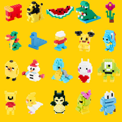 DIY Building Blocks Set | 1000 Compatible With Lego Plastic Construction Blocks - Birthday Gift - ZOOMNSTORE