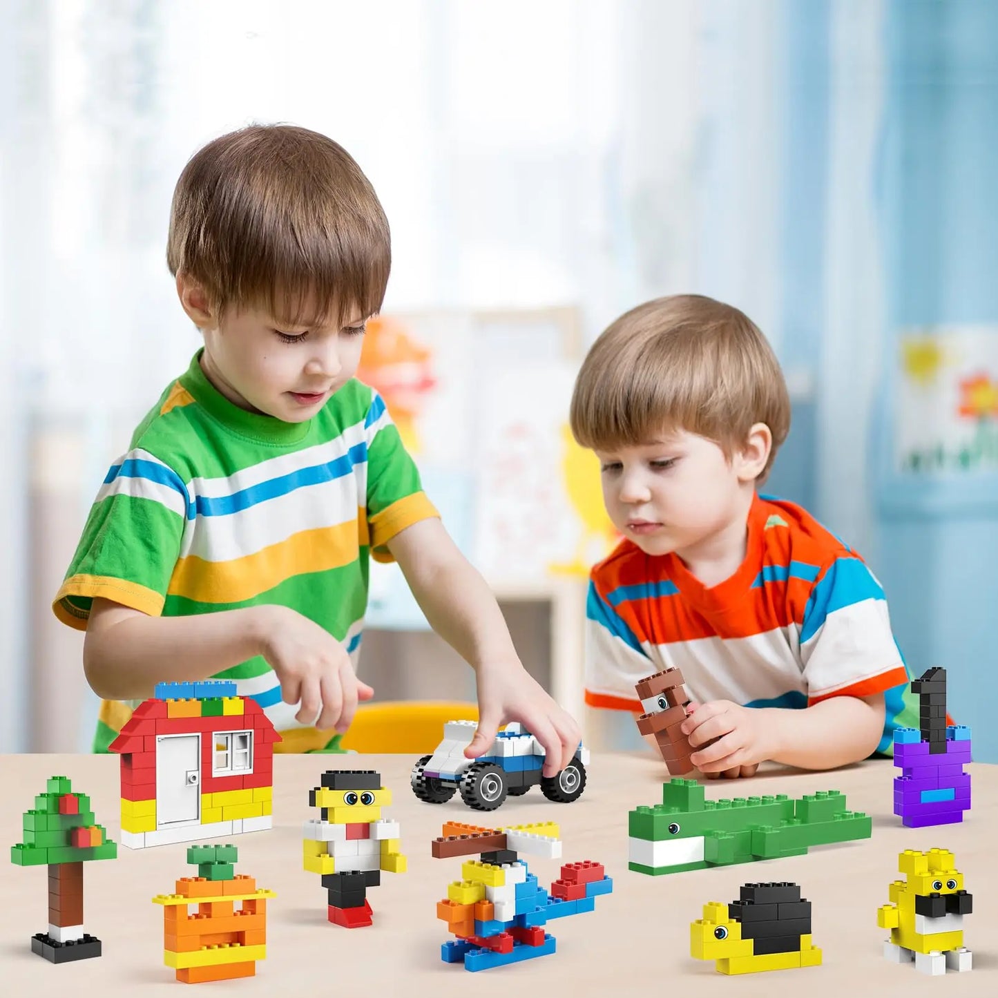 DIY Building Blocks Set | 1000 Compatible With Lego Plastic Construction Blocks - Birthday Gift - ZOOMNSTORE
