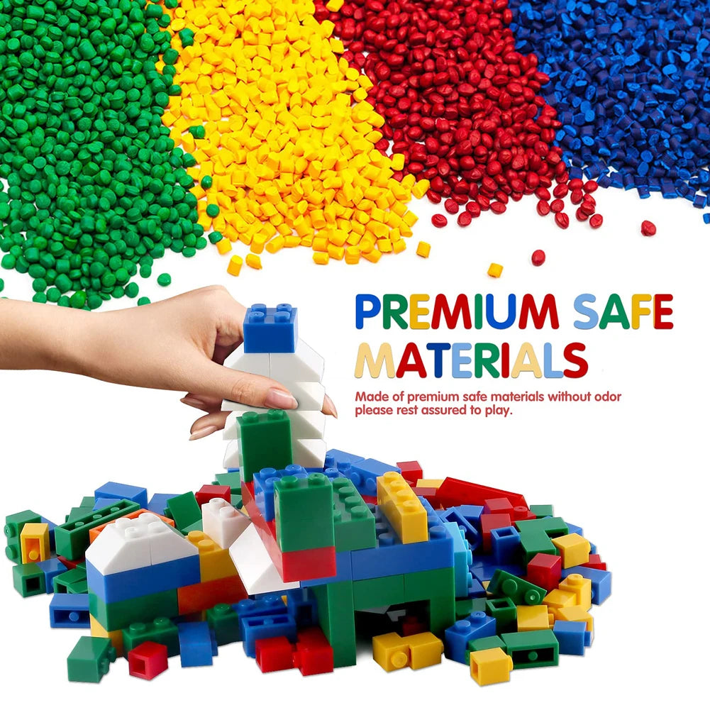 DIY Building Blocks Set | 1000 Compatible With Lego Plastic Construction Blocks - Birthday Gift - ZOOMNSTORE