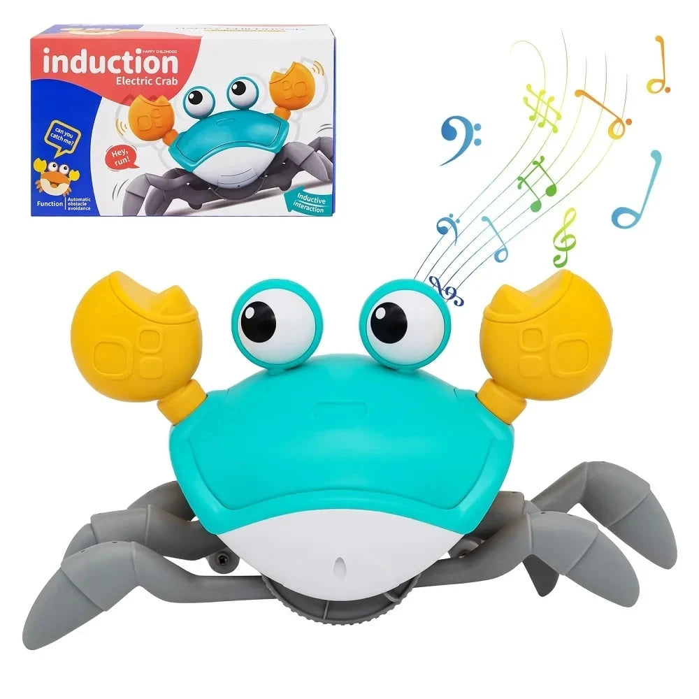Dancing Crab Toy - Interactive Crawling Gift for Babies No Battery Required - ZOOMNSTORE