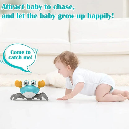 Dancing Crab Toy - Interactive Crawling Gift for Babies No Battery Required - ZOOMNSTORE