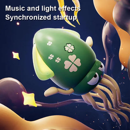 Dancing Octopus Toy - Electronic Crawling Pet with Music and Lights - ZOOMNSTORE