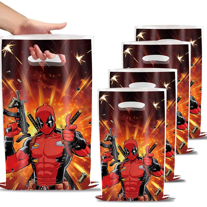Deadpool Birthday Party Supplies - Disposable Tableware Cake Topper and Banner - ZOOMNSTORE