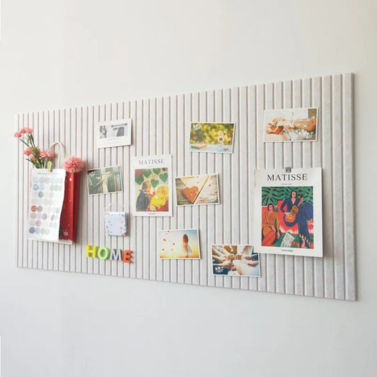 Decorative Felt Cork Board – Large Bulletin Board Foldable Photo Display Panel - ZOOMNSTORE