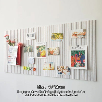 Decorative Felt Cork Board – Large Bulletin Board Foldable Photo Display Panel - ZOOMNSTORE
