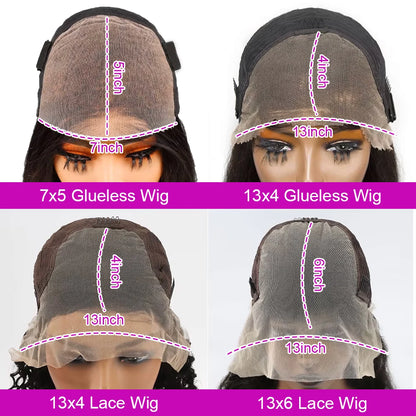 Deep Wave Bob Wig - Preplucked Lace Front Wig 13x6 Short Curly Human Hair - ZOOMNSTORE