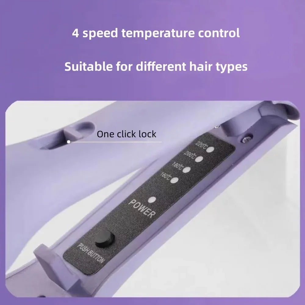 Deep Wave Hair Curler - 32mm Temperature Adjustable Curling Iron with Tourmaline Ceramic - ZOOMNSTORE