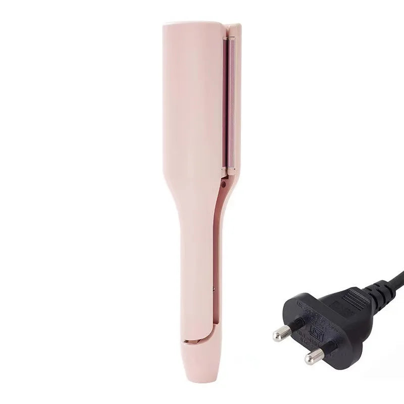 Deep Wave Hair Curler - 32mm Temperature Adjustable Curling Iron with Tourmaline Ceramic - ZOOMNSTORE