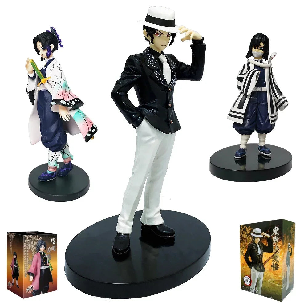 Anime Figure Demon Slayer Figures Kimetsu No Yaiba Doll Tanjiro Nezuko Zenitsu Figurine Inosuke Warrior Action Figure Model Toys - ZOOMNSTORE
