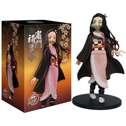 Anime Figure Demon Slayer Figures Kimetsu No Yaiba Doll Tanjiro Nezuko Zenitsu Figurine Inosuke Warrior Action Figure Model Toys - ZOOMNSTORE