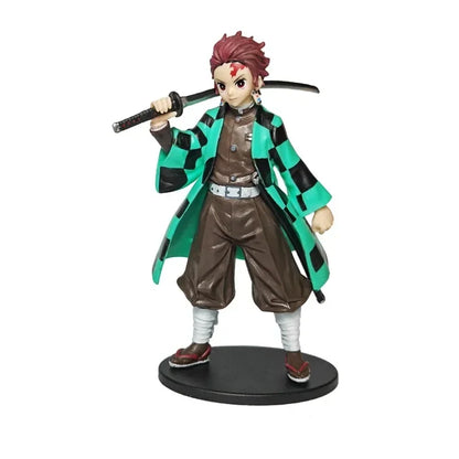 Anime Figure Demon Slayer Figures Kimetsu No Yaiba Doll Tanjiro Nezuko Zenitsu Figurine Inosuke Warrior Action Figure Model Toys - ZOOMNSTORE