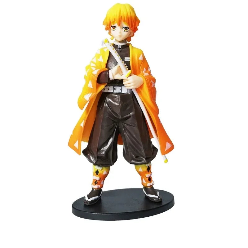 Anime Figure Demon Slayer Figures Kimetsu No Yaiba Doll Tanjiro Nezuko Zenitsu Figurine Inosuke Warrior Action Figure Model Toys - ZOOMNSTORE