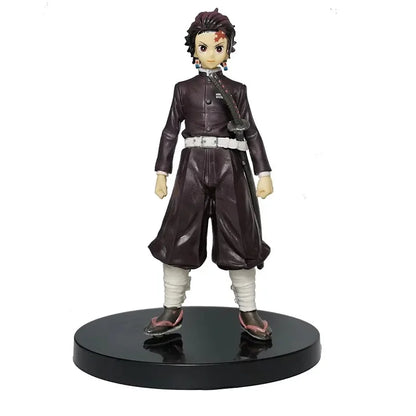 Anime Figure Demon Slayer Figures Kimetsu No Yaiba Doll Tanjiro Nezuko Zenitsu Figurine Inosuke Warrior Action Figure Model Toys - ZOOMNSTORE