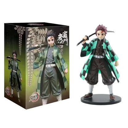 Anime Figure Demon Slayer Figures Kimetsu No Yaiba Doll Tanjiro Nezuko Zenitsu Figurine Inosuke Warrior Action Figure Model Toys - ZOOMNSTORE