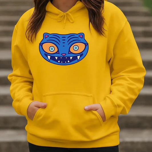 Derpy Tiger Hoodie - KPop Demon Hunters Sweatshirt for Women - ZOOMNSTORE