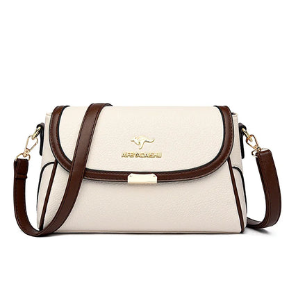 Designer Leather Shoulder Bag - Small Crossbody Messenger Bag for Women 2024 - ZOOMNSTORE