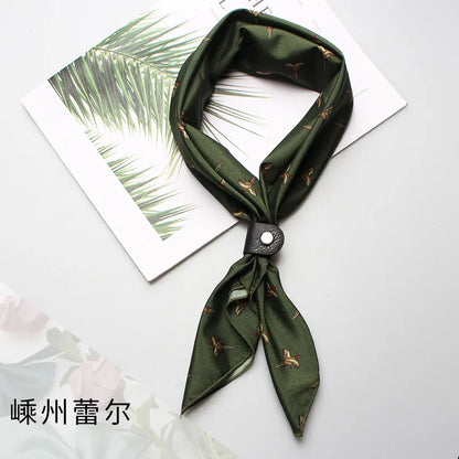 Designer Square Scarf - Luxury Ascot Cravat for Men  Women - ZOOMNSTORE