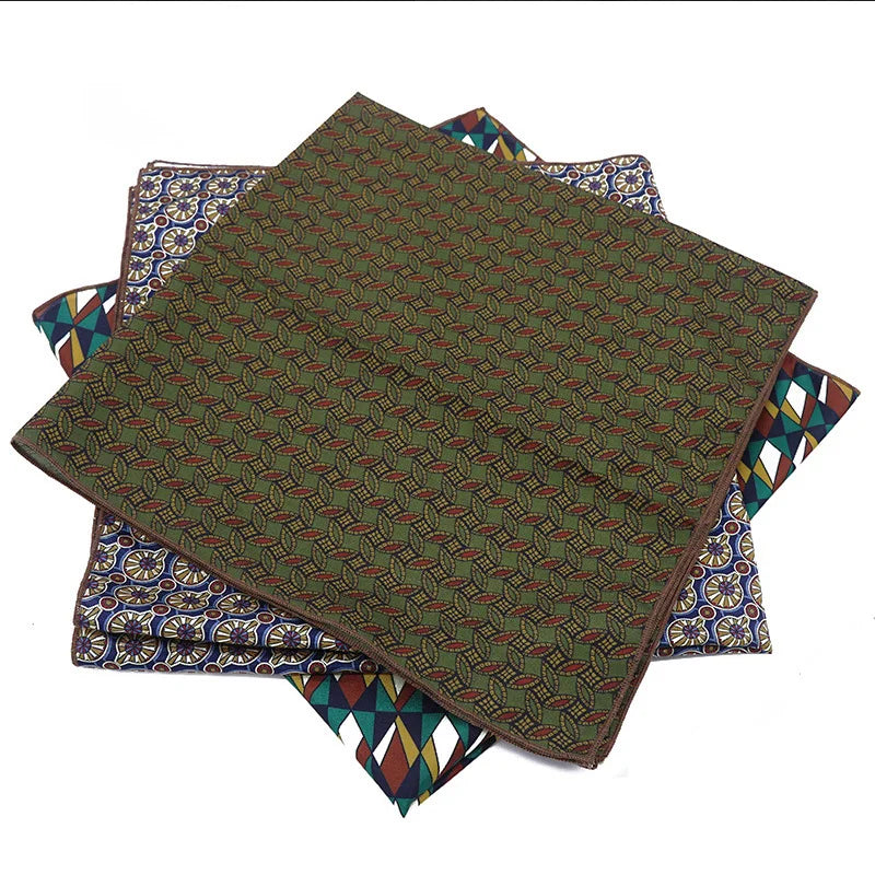 Designer Square Scarf - Luxury Ascot Cravat for Men  Women - ZOOMNSTORE