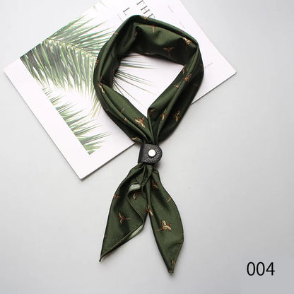 Designer Square Scarf - Luxury Ascot Cravat for Men  Women - ZOOMNSTORE