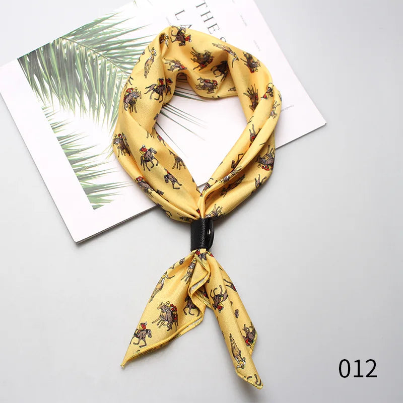 Designer Square Scarf - Luxury Ascot Cravat for Men  Women - ZOOMNSTORE