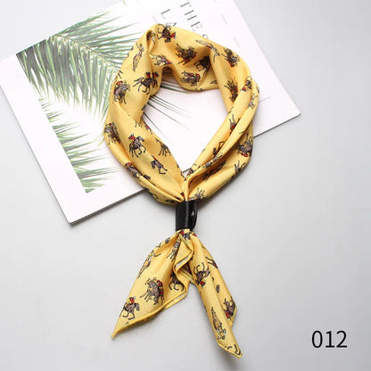 Designer Square Scarf - Luxury Ascot Cravat for Men  Women - ZOOMNSTORE