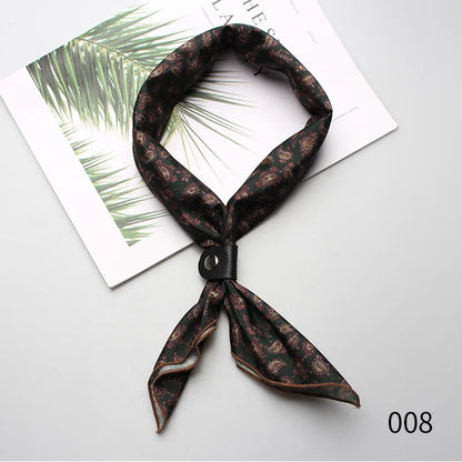 Designer Square Scarf - Luxury Ascot Cravat for Men  Women - ZOOMNSTORE