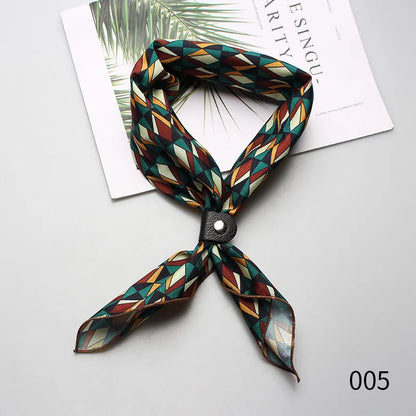 Designer Square Scarf - Luxury Ascot Cravat for Men  Women - ZOOMNSTORE