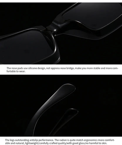 Designer Sunglasses Women - Luxury Brand Retro Square Shades with UV400 Protection - ZOOMNSTORE