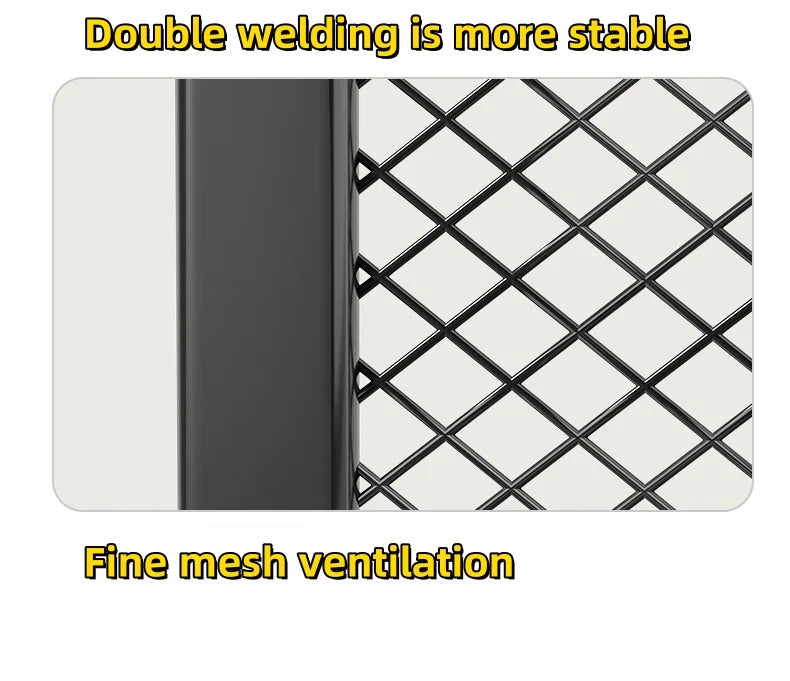 Metal Mesh Desk Mail Organizer - Small File Holder for Documents and Papers - ZOOMNSTORE