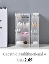 Desktop Organizer - Multifunctional 4 Grid Pen Holder & Makeup Storage Box - ZOOMNSTORE