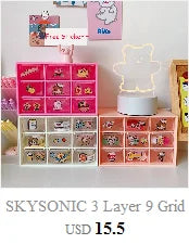 Desktop Organizer - Multifunctional 4 Grid Pen Holder & Makeup Storage Box - ZOOMNSTORE