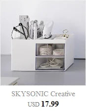 Desktop Organizer - Multifunctional 4 Grid Pen Holder & Makeup Storage Box - ZOOMNSTORE