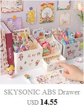 Desktop Organizer - Multifunctional 4 Grid Pen Holder & Makeup Storage Box - ZOOMNSTORE