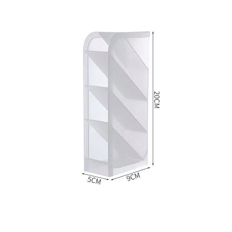 Desktop Organizer - Multifunctional 4 Grid Pen Holder & Makeup Storage Box - ZOOMNSTORE