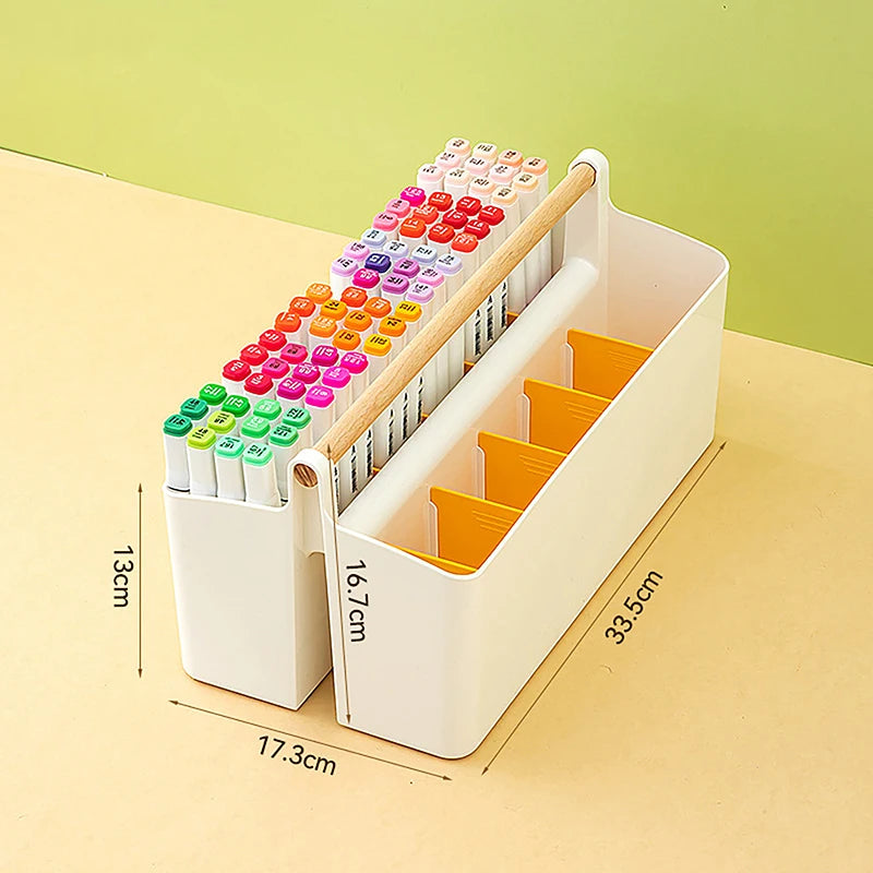 Multifunctional Pen Holder - Portable Storage Box for Office  School - ZOOMNSTORE