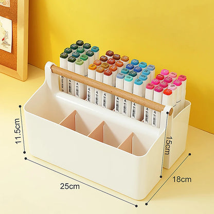 Multifunctional Pen Holder - Portable Storage Box for Office  School - ZOOMNSTORE