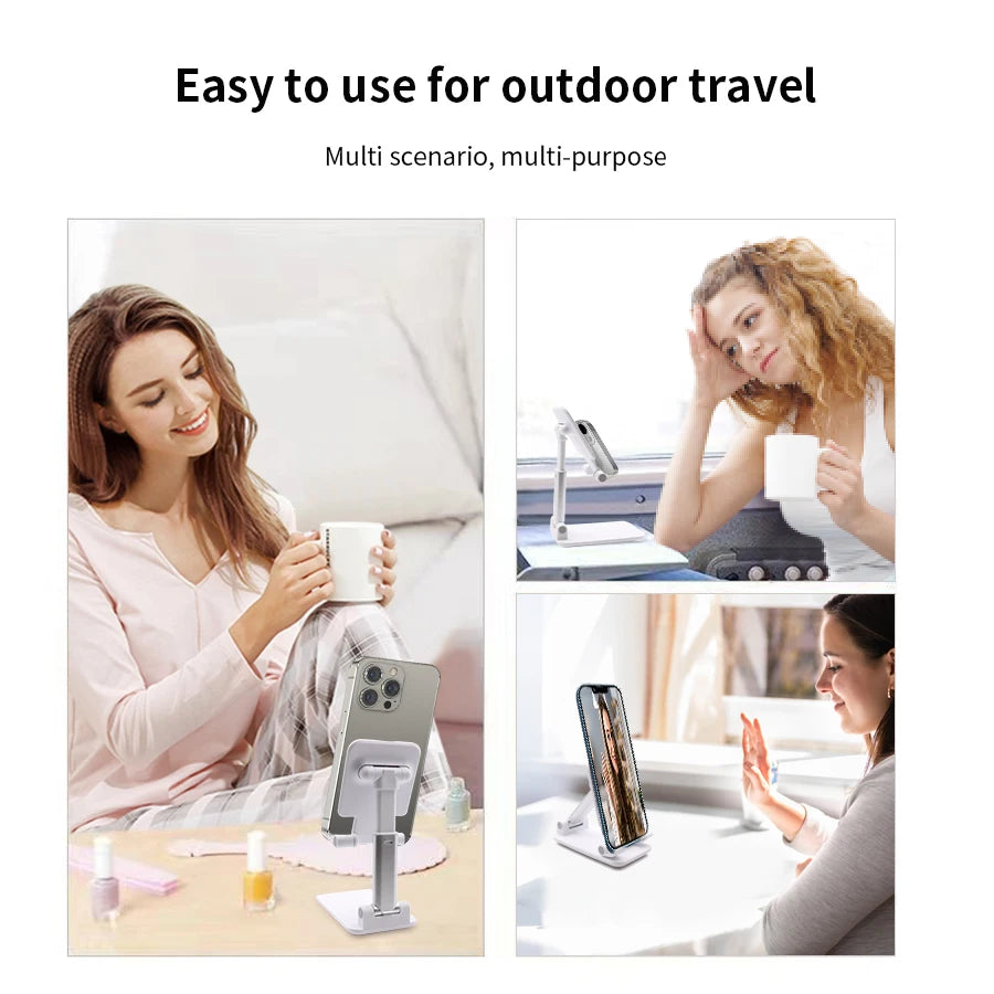 Desktop Phone Holder - Adjustable Tablet Stand & Flexible Lazy Desk Mount - ZOOMNSTORE