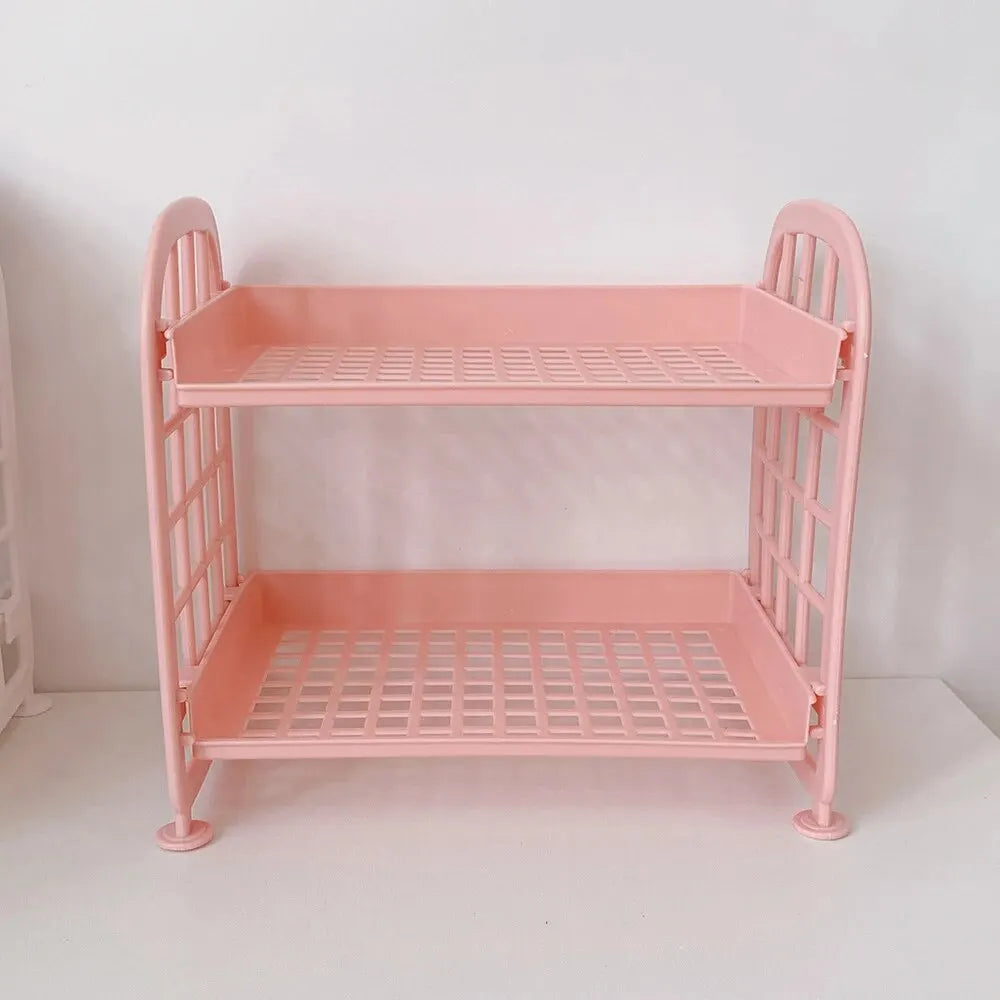 Multi-Storey Desktop Storage Shelf - Simple Horizontal Organizer for Office and Dormitory - ZOOMNSTORE