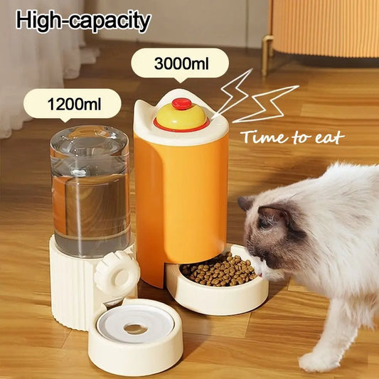 Detachable Cat Water Dispenser  Auto Feeder - Large Capacity Pet Feeding Tool - ZOOMNSTORE